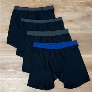 4 pairs of  Lululemon boxers briefs medium